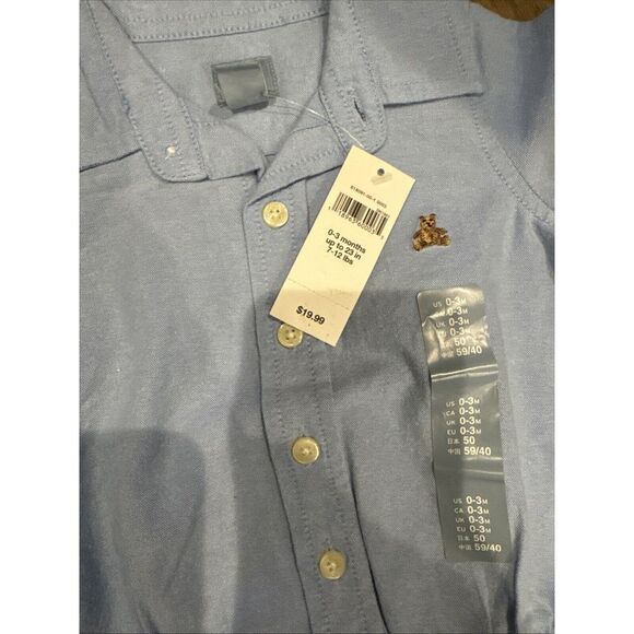 NWT Gap 0-3‎ Bundle Baby Boy Set Jumpsuit Four Piece Sets And Hat - Picture 10 of 15